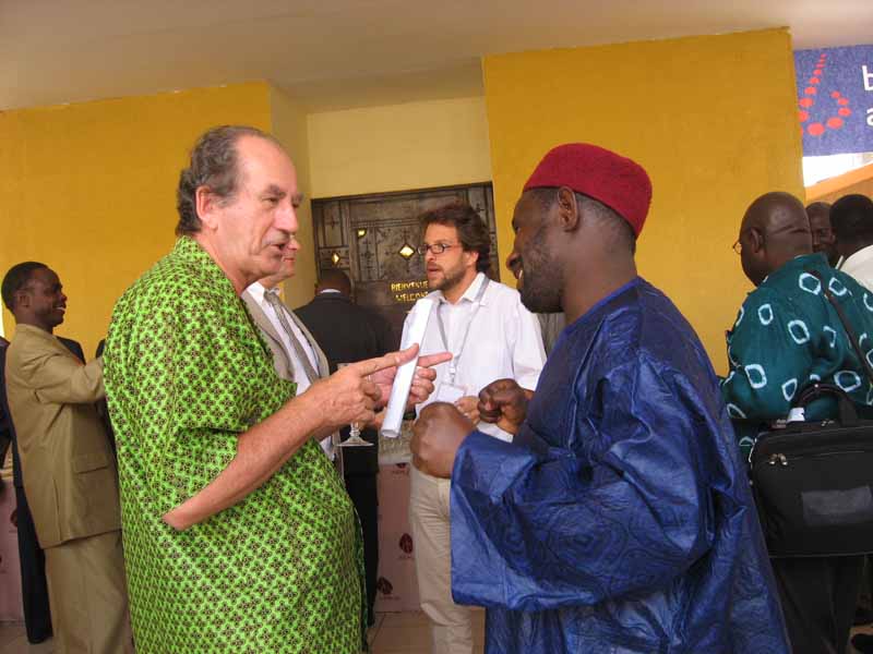 Maurice Oudet en conversation avec Djibo Bagna