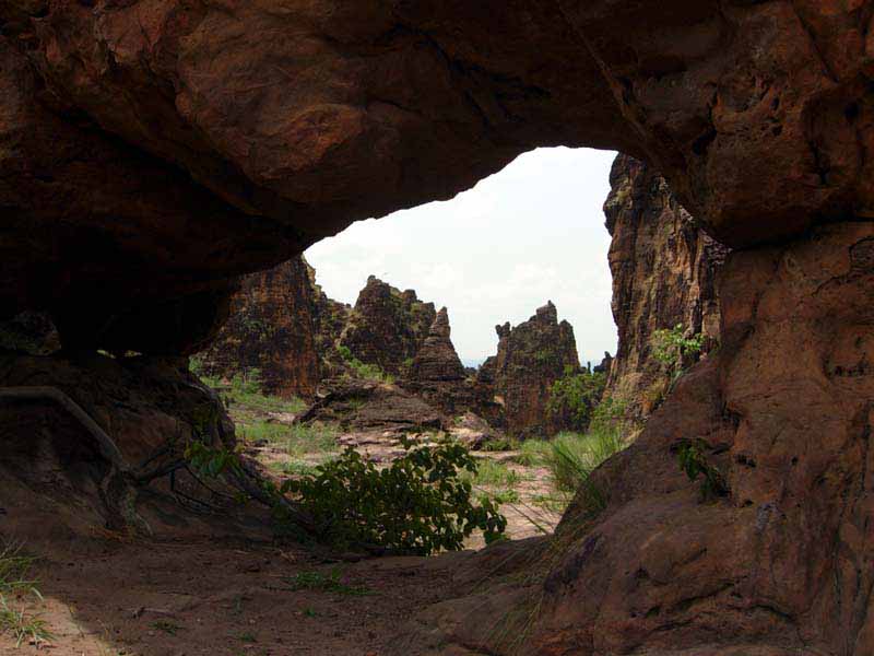 Les rochers, ou les "pics", de Sindou, à 40 km de Banfora