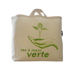 Sac en coton pouvant servir pour les courses
ordinaires