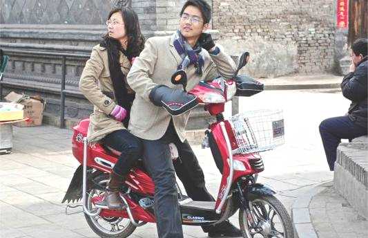 En Chine, un scooter électrique